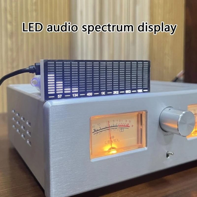 

20Hz to 25KHz LED Music Spectrum Rhythm Light Sound Visualizers Easy to Use for Homes Entertainment & Car Decoration M4YD