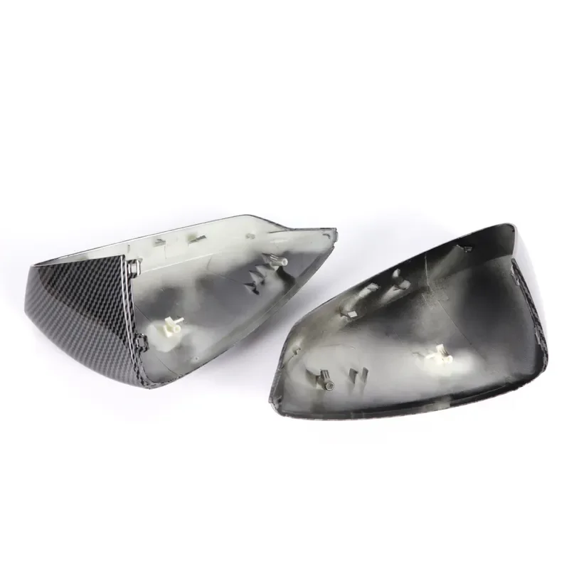 for Audi A3 S3 RS3 8Y Carbon Fiber Pattern Gloss Black Water Transfer Rearview Mirror Cover Replacement