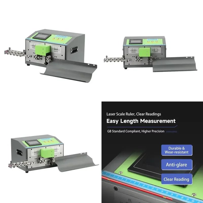 AP01 CE Certified High Speed 6000pcs/h Automatic Wire Stripping Machine 0.5-15mm Computerized Cable Cutting Stripper for All