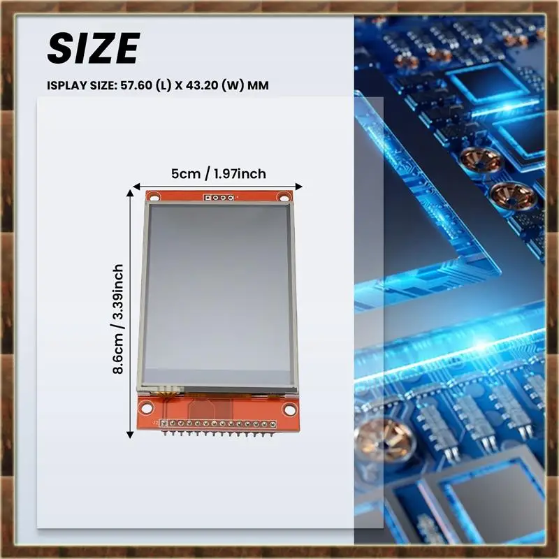 A48T 240X320 SPI 2.8 Inci Layar TFT SPI Port Seri 51 Drive ILI9341V Modul Port Seri LCD STM32 Tampilan Drive