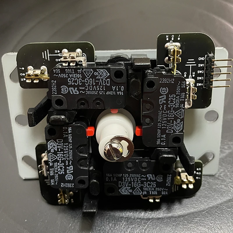 Ersetzt JLF PCB für Sanwa TP-MA PCB Board Omron.187" Mikroschalter Hot Swap Joystick Board für OTTO DIY V2 V5 Kit – Detail 7