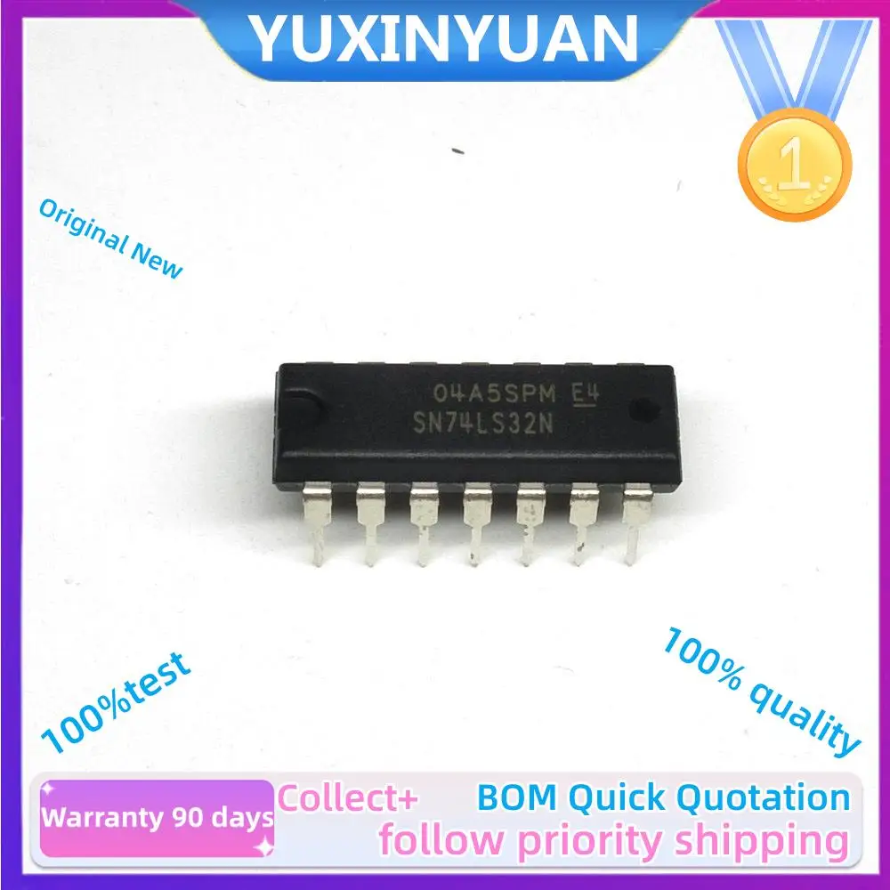 20PCS/LOT  HD74LS32P DIP14 HD74LS32 DIP SN74LS32N DIP-14 74LS32 new and original IC in STOCK 100%test