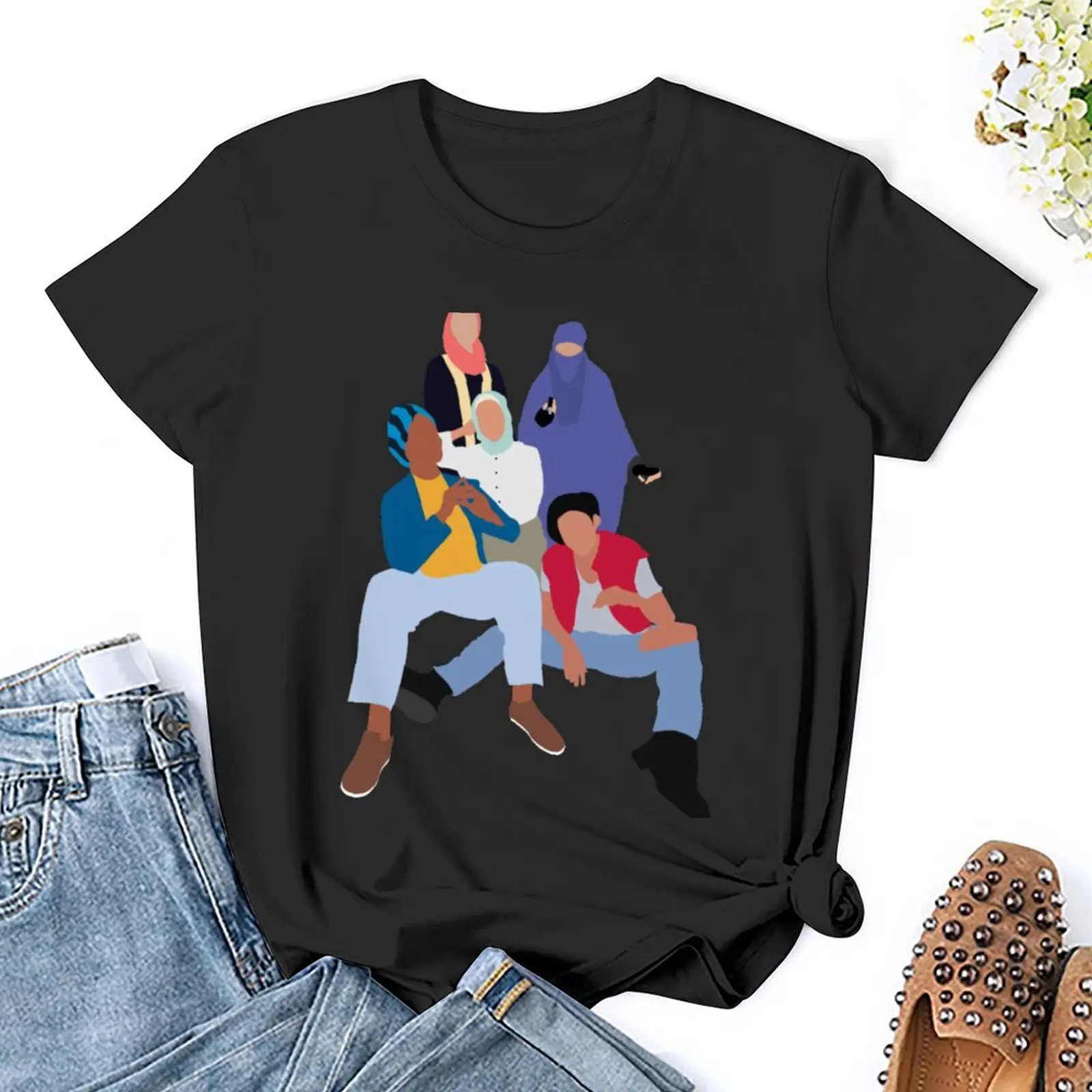 T-shirt gráfica estética feminina, Somos Lady Parts, Roupa feminina, Roupas hippie, Roupas de grife, Luxo