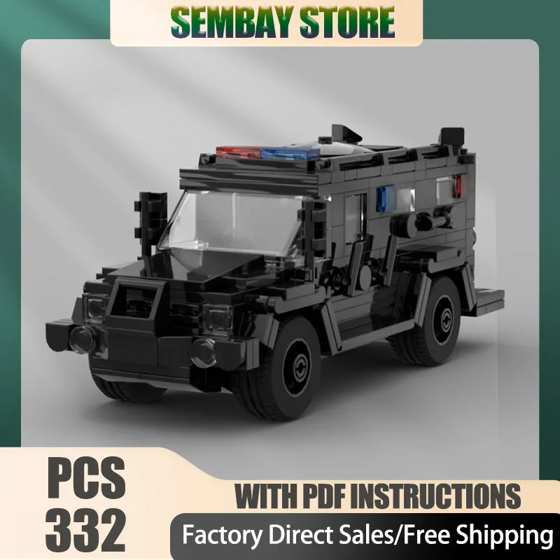 

Модель грузовика Moc City Cars Модель Строительные кирпичи Модульная модель грузовика SWAT Технологические блоки Рождественские игрушки «сделай сам» Строительные подарки