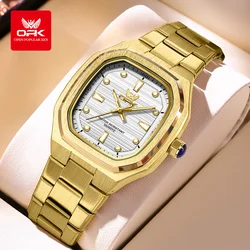 OPK 6044 Original Mens Watch Classic Luxury Quartz Watch for Men Stainless steel Waterproof Luminous Wristwatch