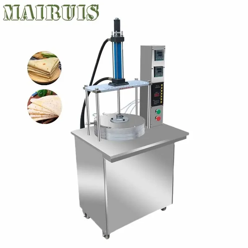 

Factory Supply Automatic Restaurant Tortilla Making Machine / Dough Press Machine / Roasted Duck Cake Press Maker Machine