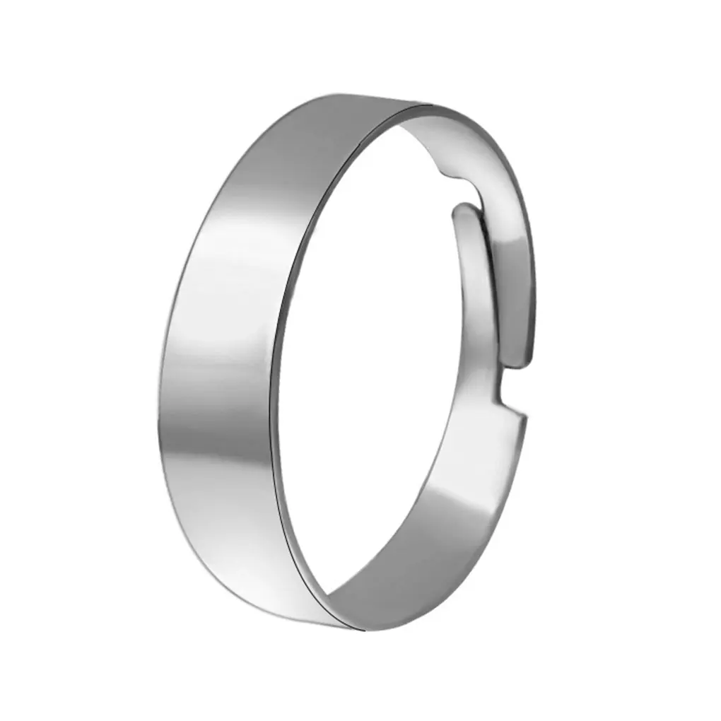 Ring Men Jewelry Japanese Style Polished Engagement Wedding Band Luxurious Glaze Shiny Design Gift Charm Unisex