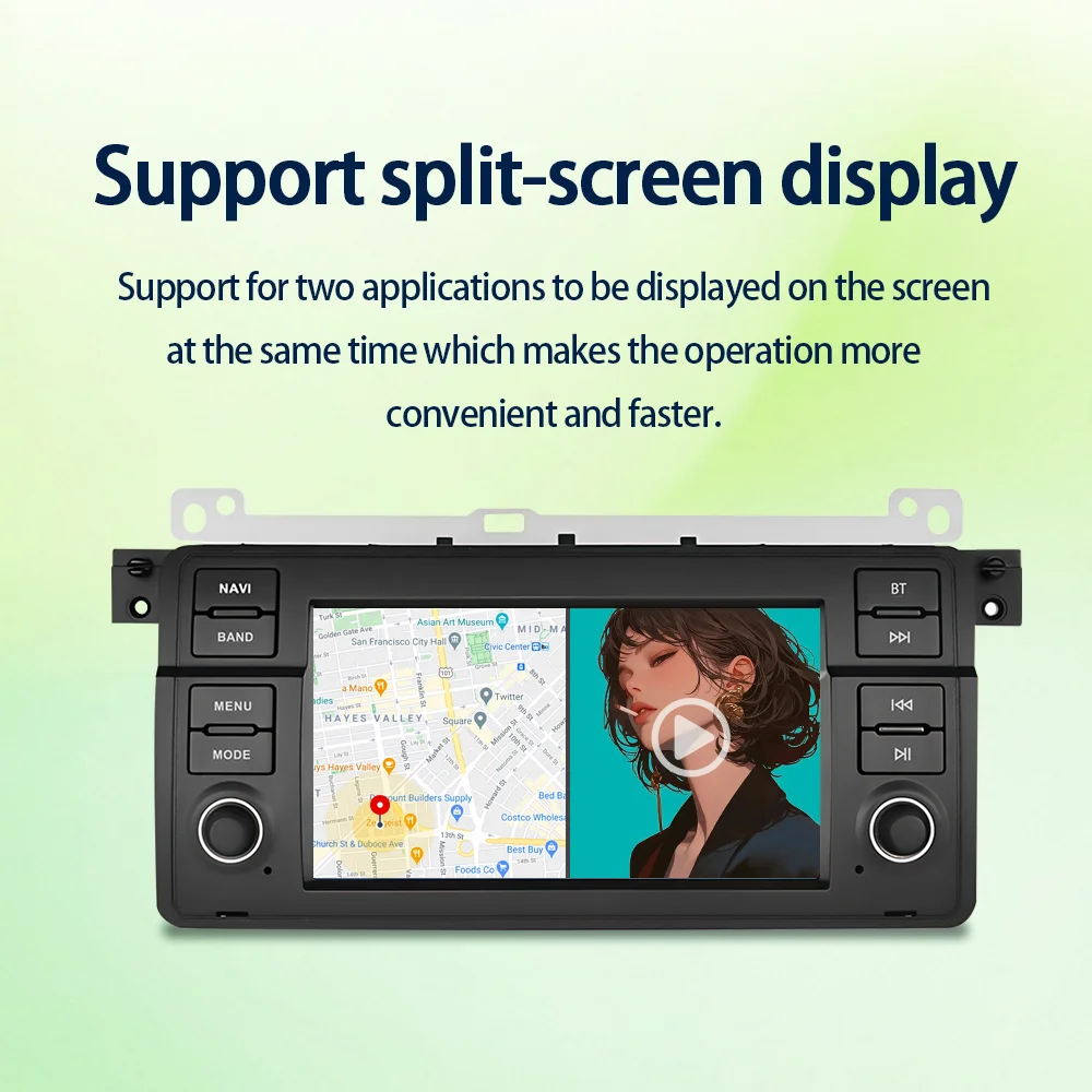 Radio para coche para BMW E46 M3 318/320/325/330/335, CarPlay inalámbrico, Android 16, Multimedia, GPS, Autoradio, 4G, Bluetooth, altavoz DSP 6