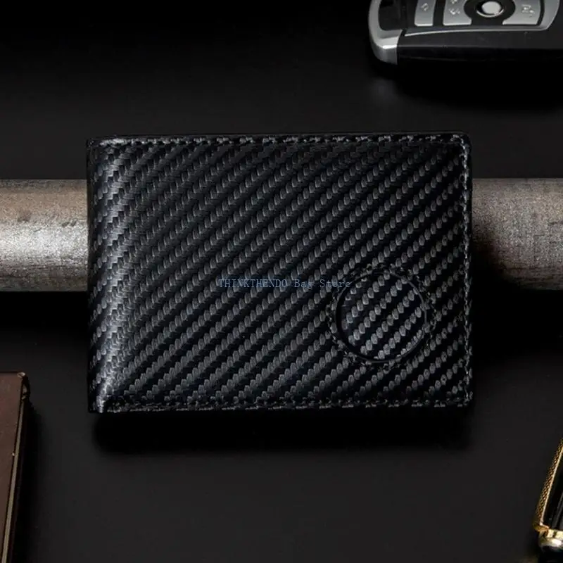 

340D модная мужская кожаная кошелька для RFID Blocking Holder Holder Card