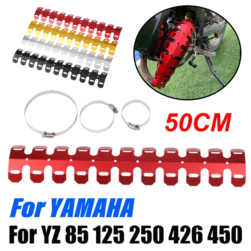 

For YAMAHA YZ85 YZ125 YZ250 YZ426F YZ450F YZ 85 125 250 450 F 426F Exhaust Heat Shield Muffler Pipe Protector Cover Accessories