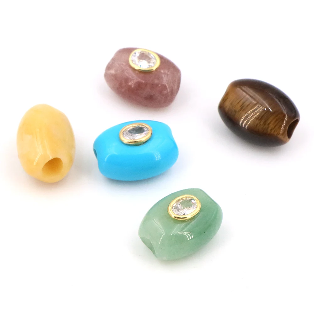 Natural Stone Big Hole Flat Bu - Gemstone Bracelet Healing recensie en prijs