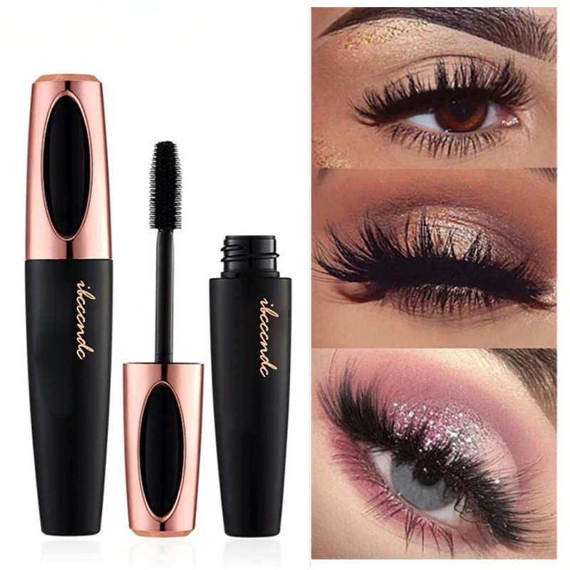 Mascara 4D en silicone pour cils longs et bouclés, eyeliner longue durée, outil de maquillage, 1 pièce