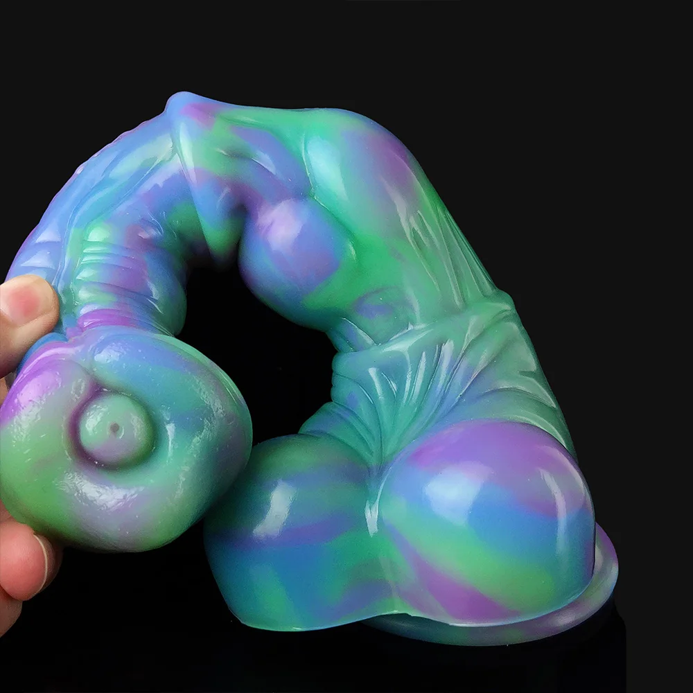 YOCY الحيوان ديك لعبة الجنس واقعية الحصان دسار للإناث الذكور الشرج الاستمناء لينة سيليكون بعقب المكونات الجنس متجر #1