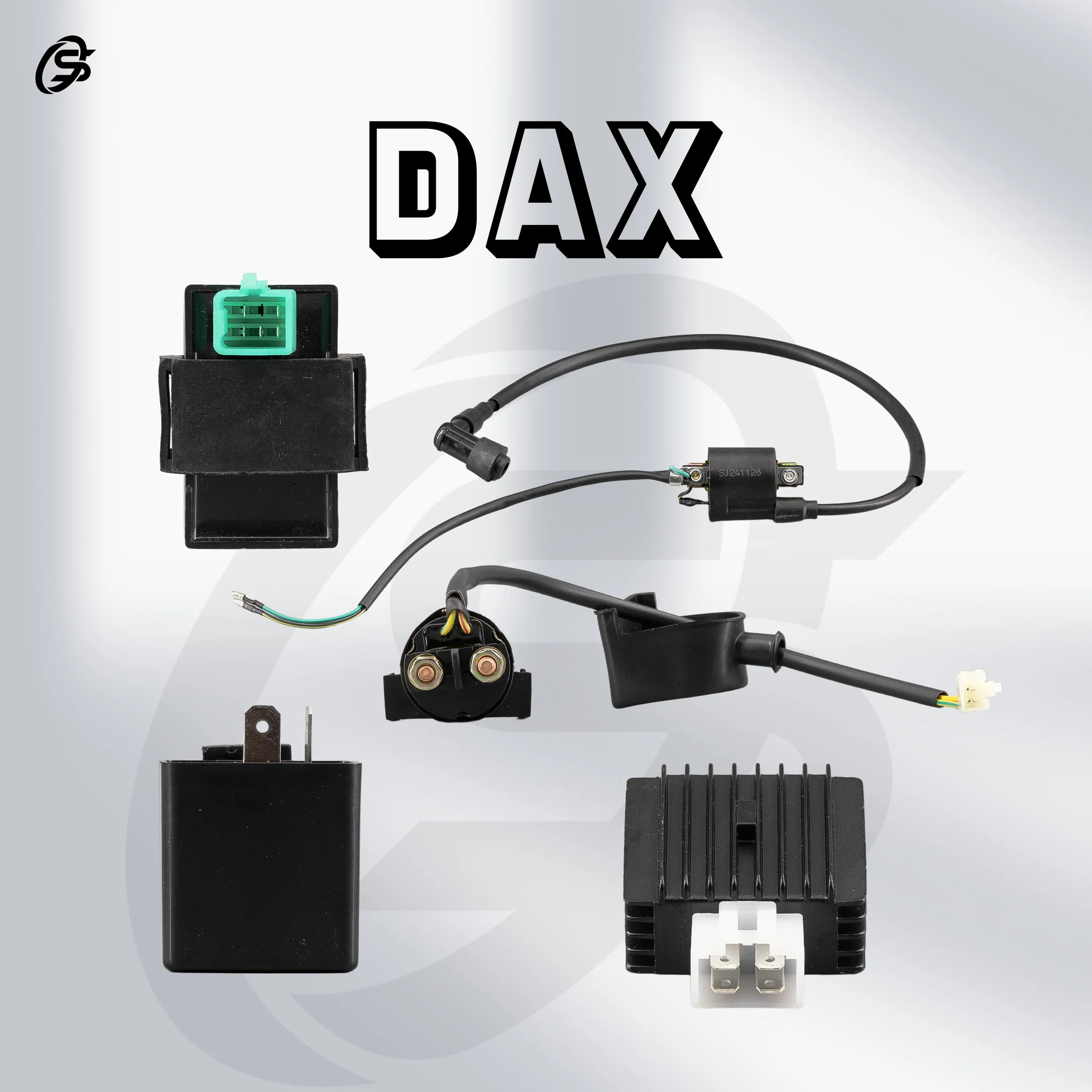 Electrical Parts CT70 CDI ECU Kit ST70 Igniter Relay Rectifier High-Voltage Coil Flasher DAX CT70 ST70 Parts