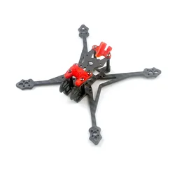 Happymodel crux35 crux35 hd 3.5インチelrsマイクロフリースタイルfpvドローンの交換150 3kカーボンファイバーフレームキット/ボトムプレート