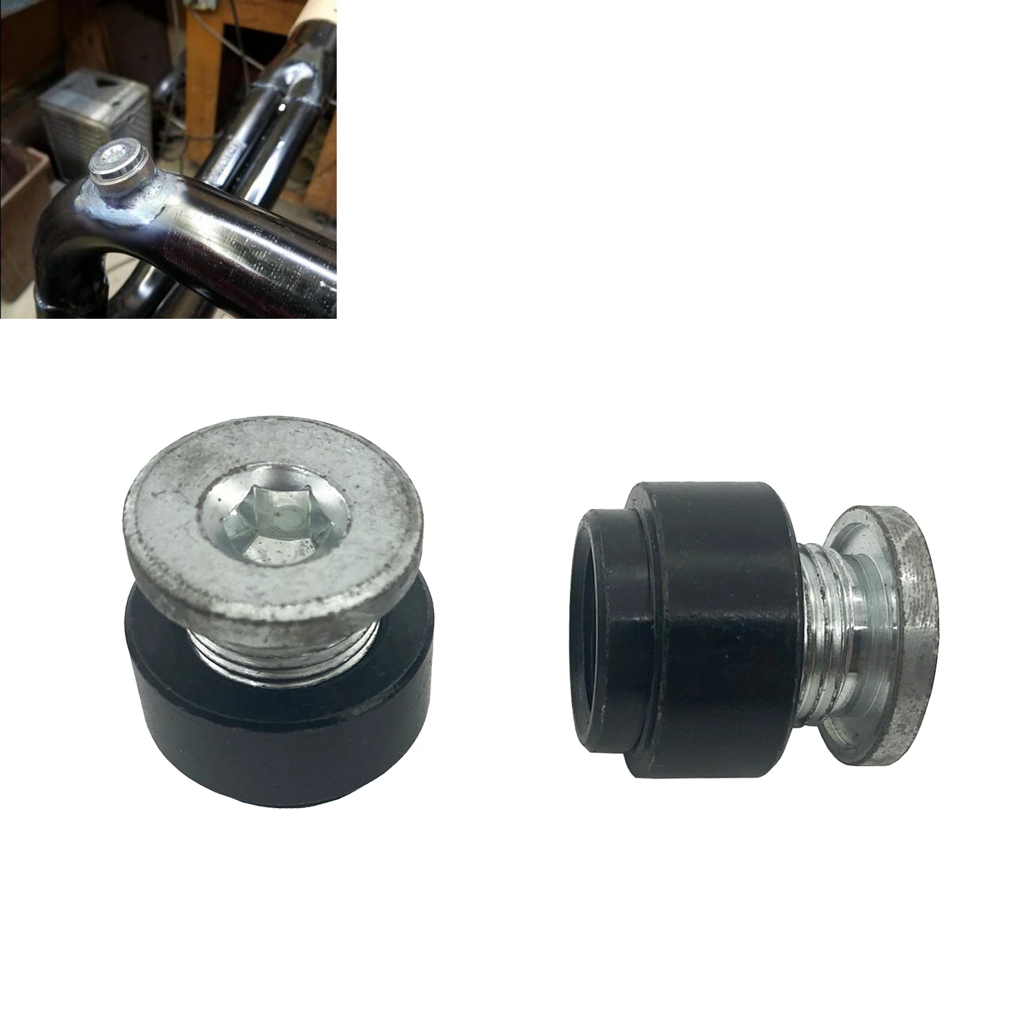 M18X1.5 Mild Steel O2 Oxygen Sensor Stepped Mounting Bung and Plugs Fitting Weld Bung For Exhaust Pipe