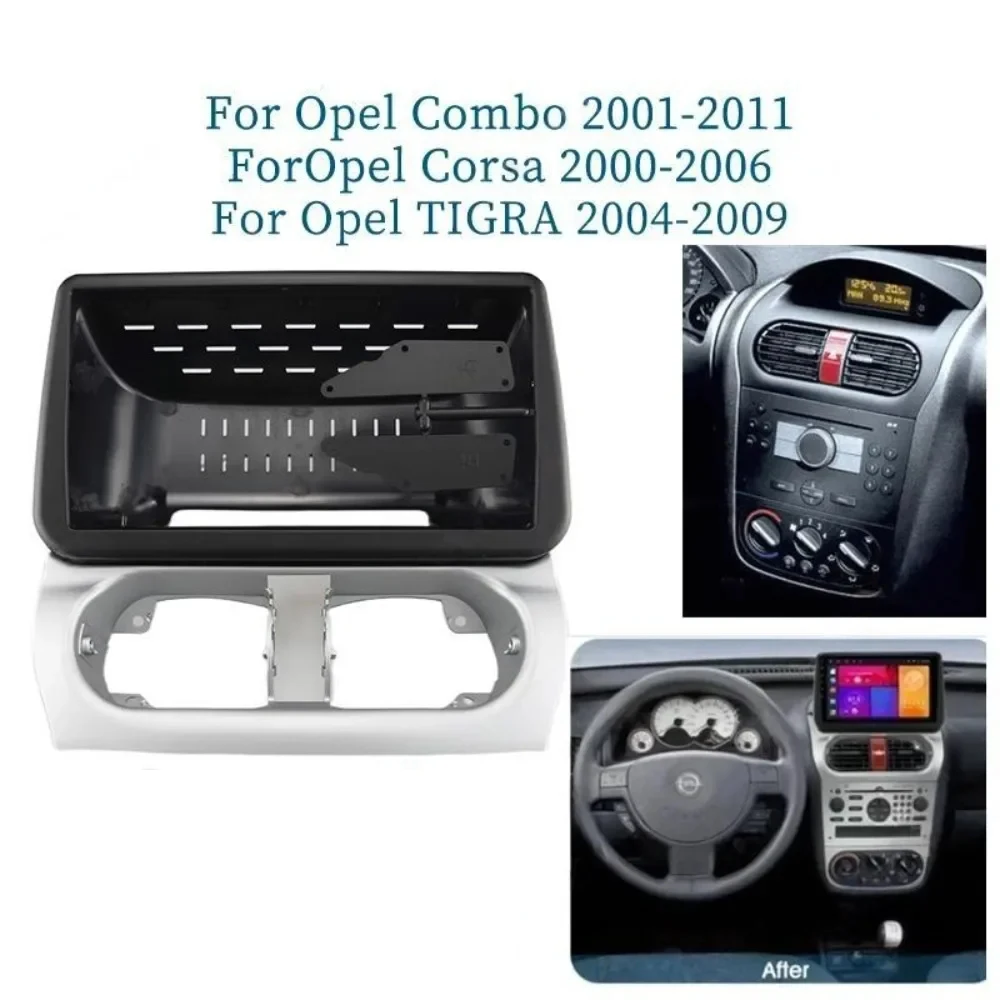 

GcPaSr 9 Inch Car Frame Fascia Adapter Android Radio Dash fitting Panel kit For opel combo corsa Tigra