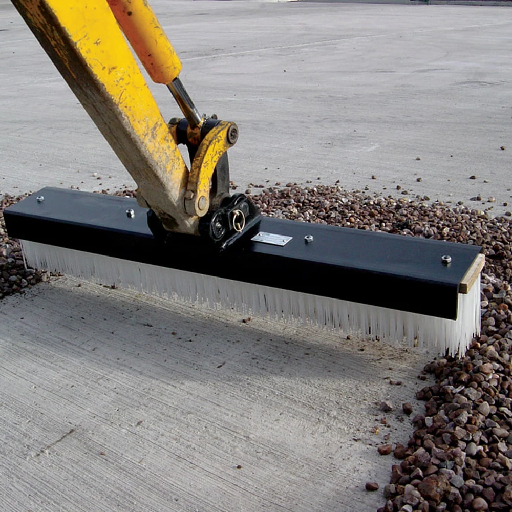 1-20ton 1200mm-2000mm Wide Excavator Attachments Sweeper Broom Digger Brush