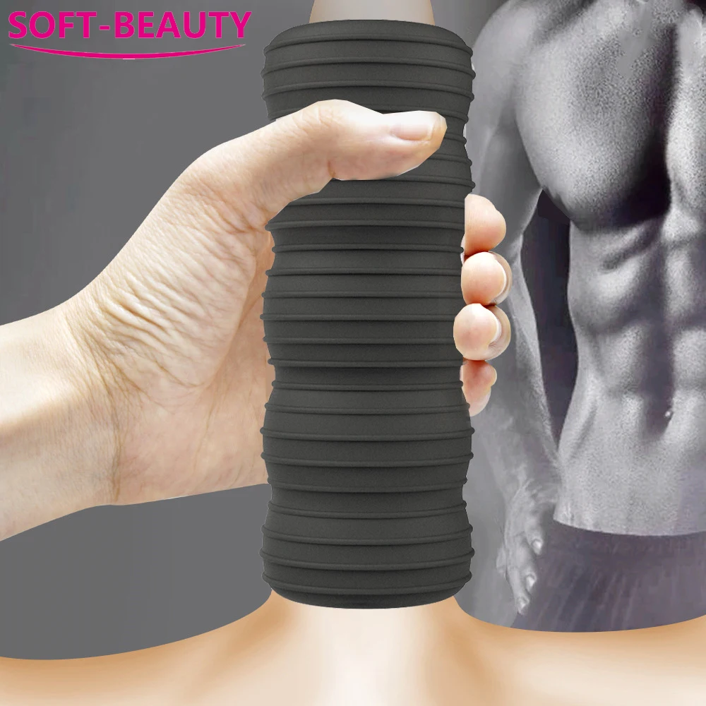 Reusable Pocket Pussy Male Masturbator Cup Sex Toys for Men Soft Silicone Realistic Vagina Masturbation Machine Erotic Adult Toy