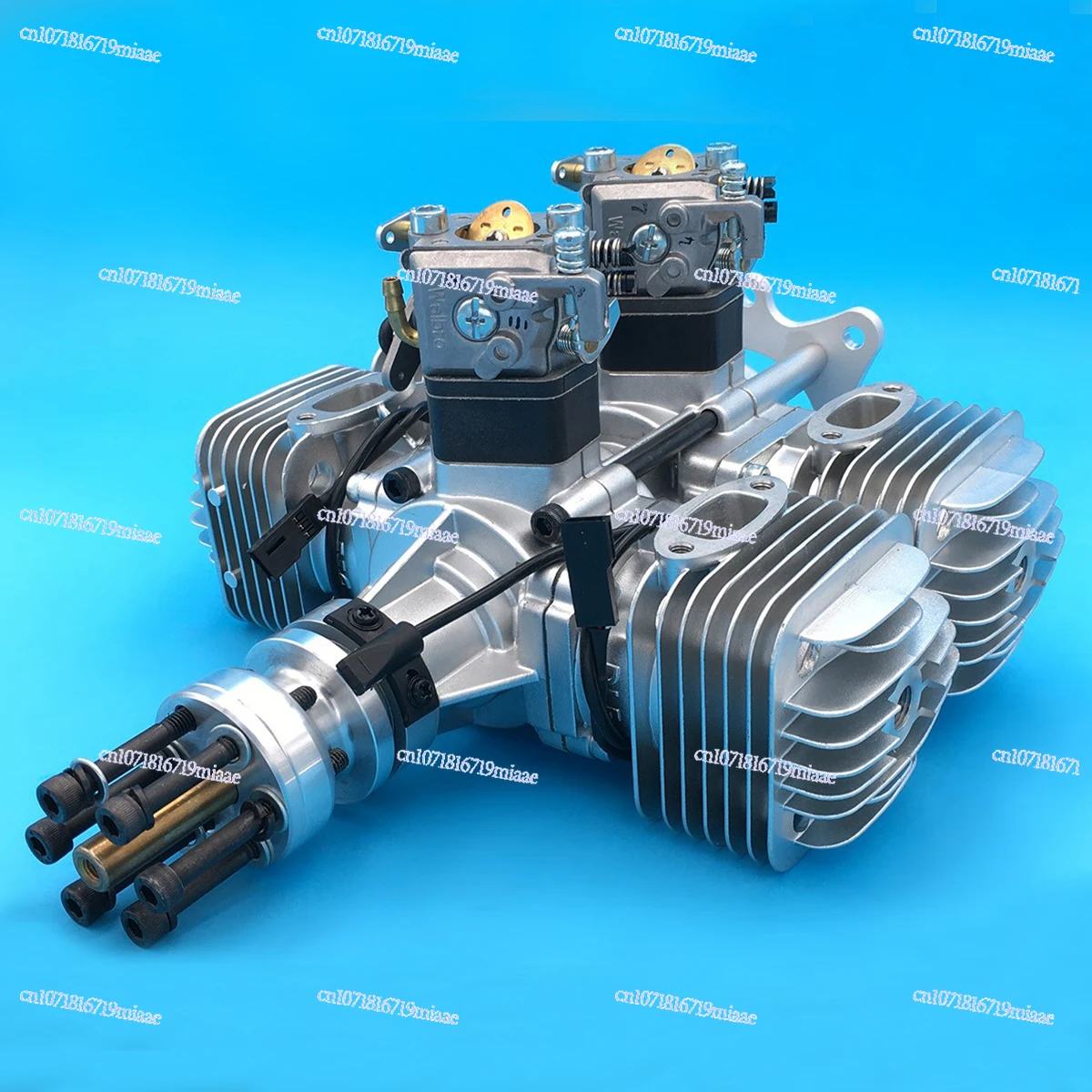 120T4 fixed-wing 120CC displacement model aircraft engine four-cylinder two-stroke aviation natural air cooling