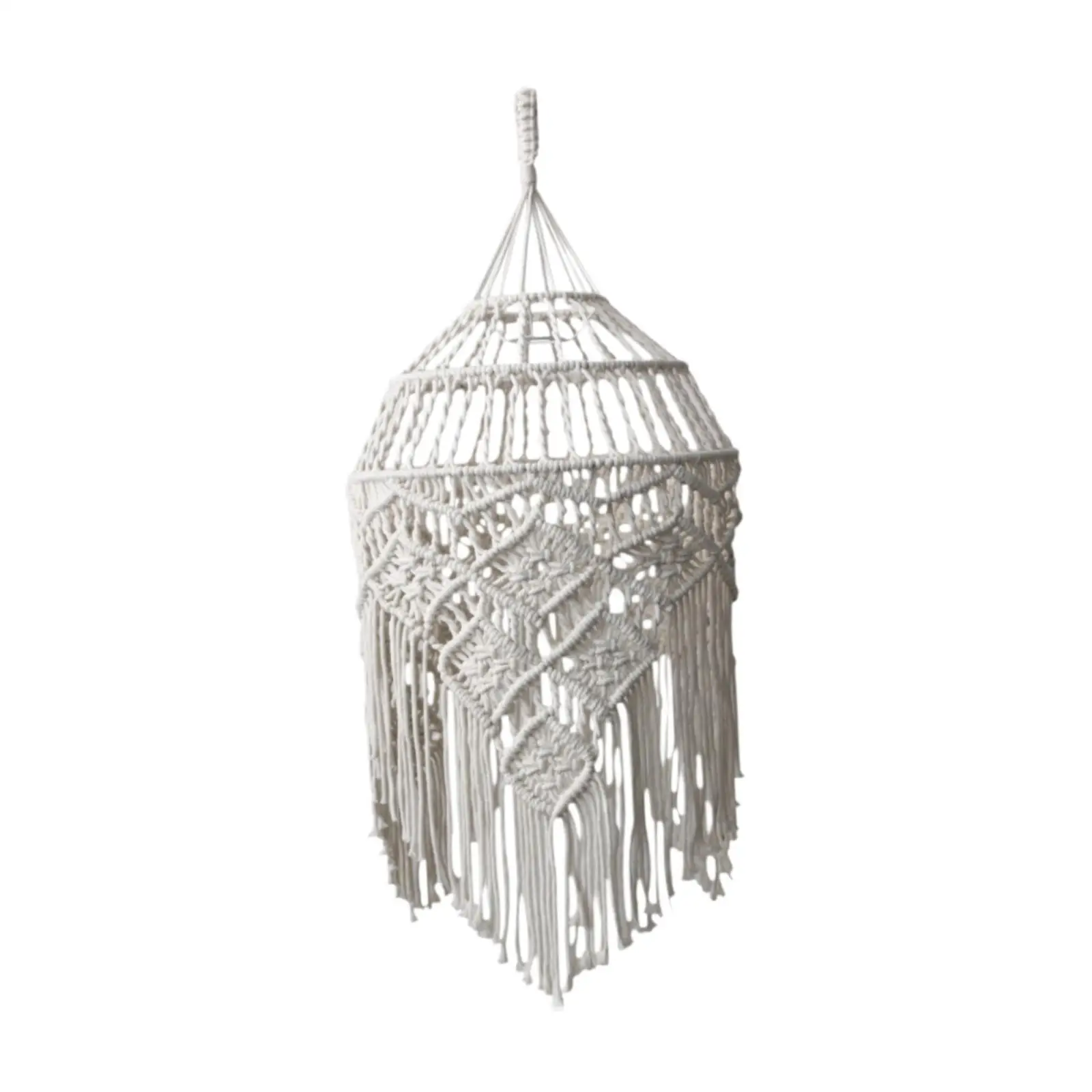 Macrame Lamp Shade Tassel Tapestry Lampshade Brings Unique Bohemian Style To Bedroom Lighting Boho Lamp Shade