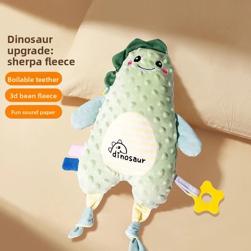 Baby Comfort Pillow Toy Plush Teether Doll Safe for Mouth Chewing Infant Pillow Perfect for Cuddling and Sleeping Baby Gift