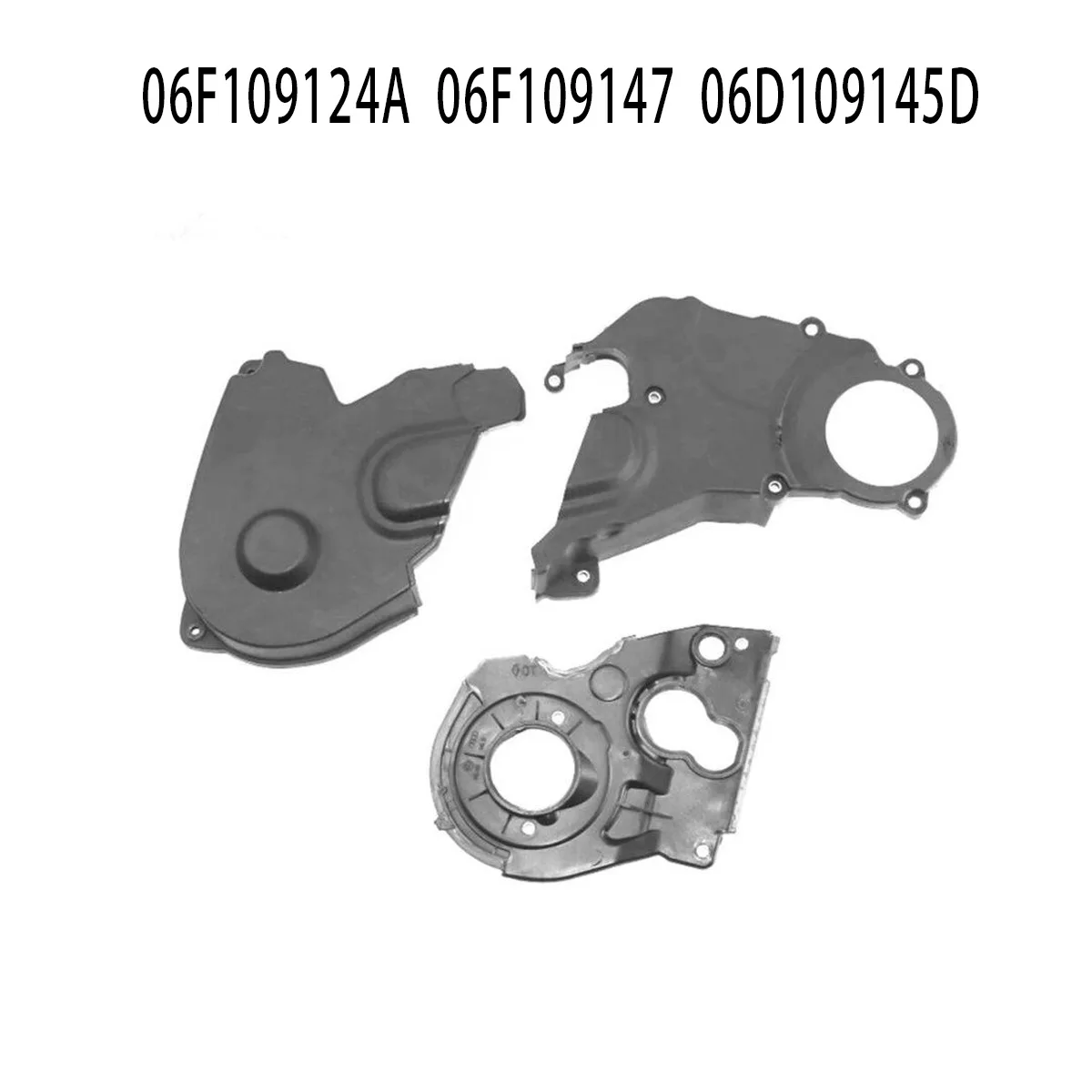 Timing Cover Set 06F109124A 06F109147 06D109145D Fit For Audi A6 2.0T Engine High Temperature Resistant Timing Belt Cover