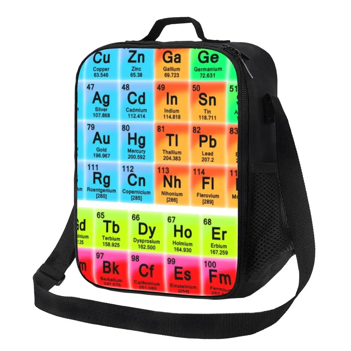 

Elements Periodic Table Insulated Lunch Bag for Women Science Chemistry Chemical Cooler Thermal Lunch Box Office Picnic Travel