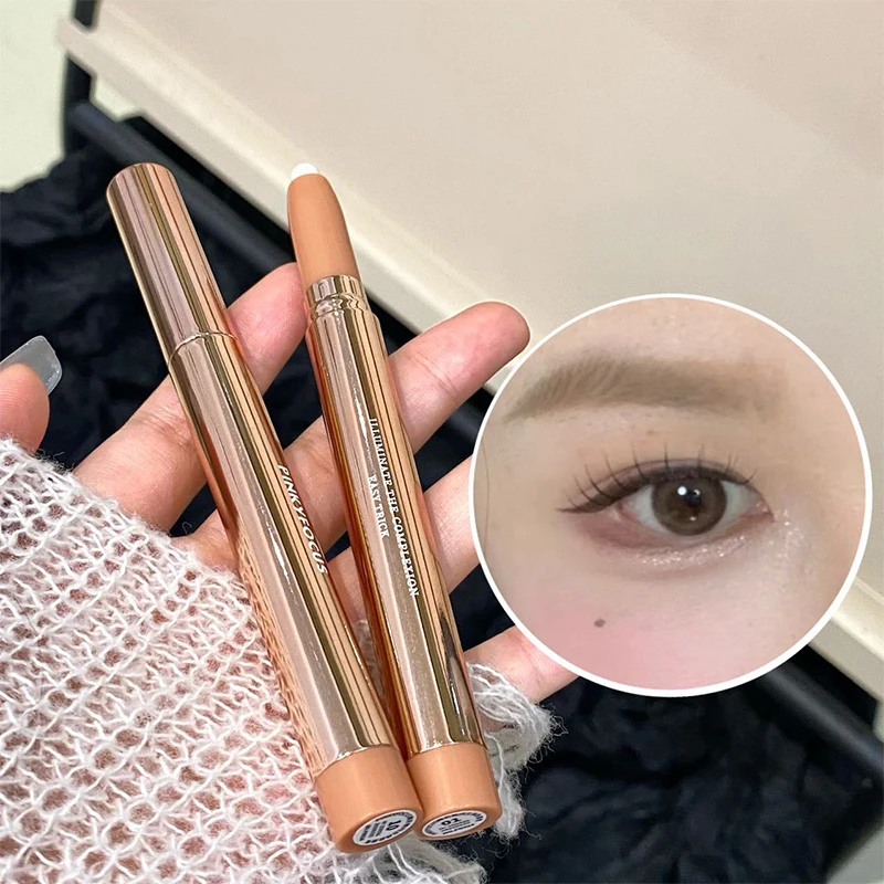 CCHATM Compact 3D Glitter Oogpotlood Parelmoer Verheldert oogcontour Betaalbare cosmetica