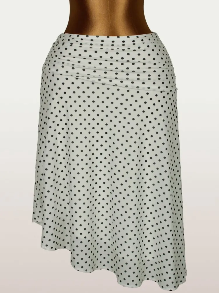 

Women's Clothing Polka Dot Contrast Package Hip Skirt Temperament Irregular Simple Style All-match Fashion Casual Comfortable