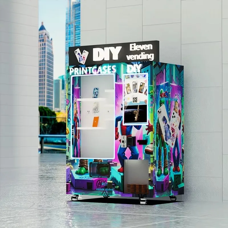 Customized 2025 New Condition UV Color Custom Design Automatic Retail Student Phone Case Printing Vending Machine