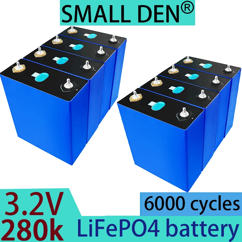 

3.2V 280k LiFePO4 lithium iron phosphate battery,suitable for DIY 12V 24V 48V golf cart, yacht,solar RV battery,electric vehicle