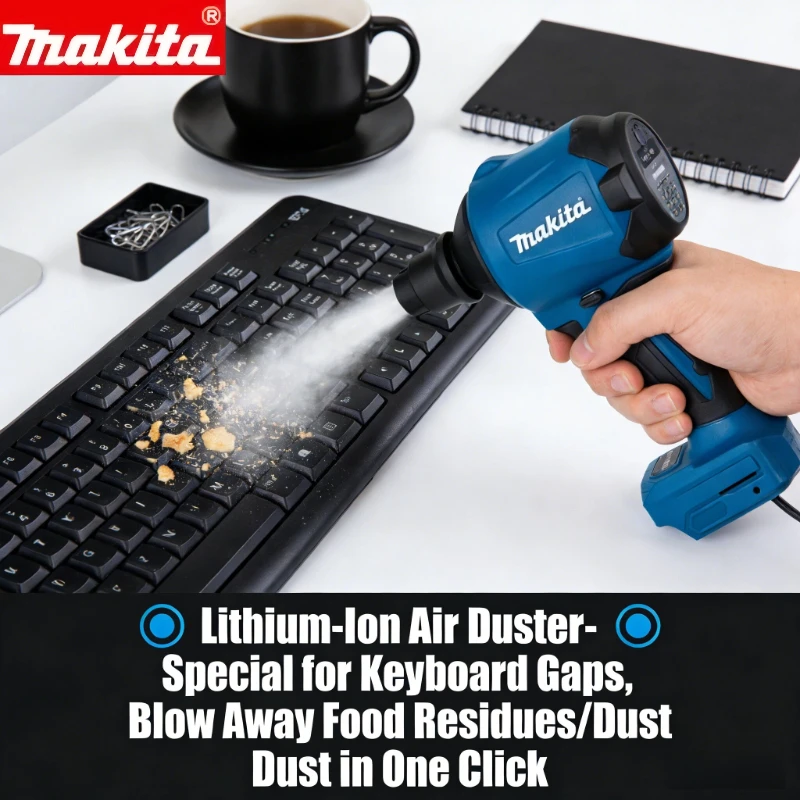 

Электроинструменты Makita, инструменты Makita 18В, DAS180, мощный пневматический пистолет для удаления пыли в узких пространствах, электроинструменты.