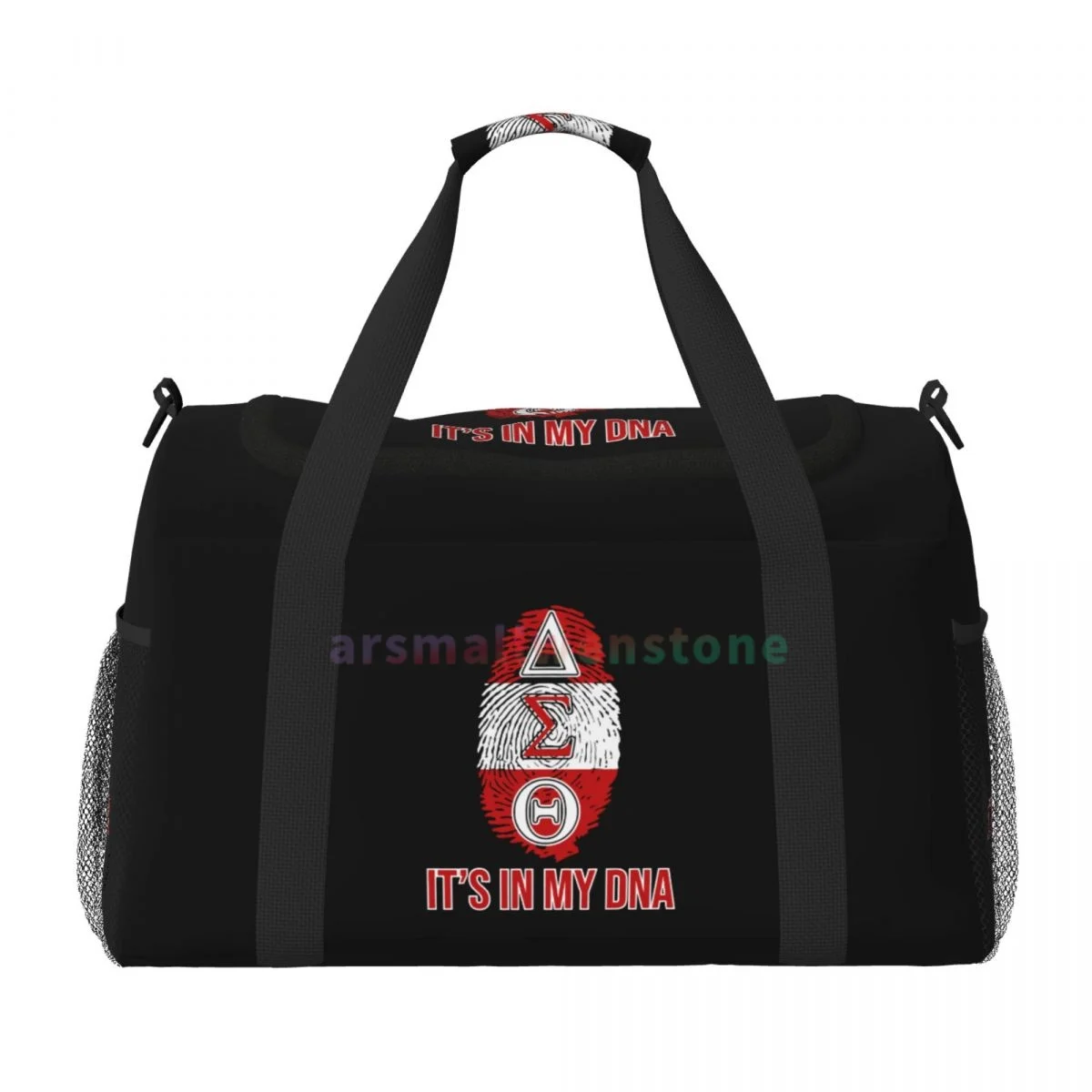 Delta Sigma Theta Sorority Travel Duffel Bags Sport Gym Yoga Luggage Bag Personalized Weekender Bag with Shoulder Strap