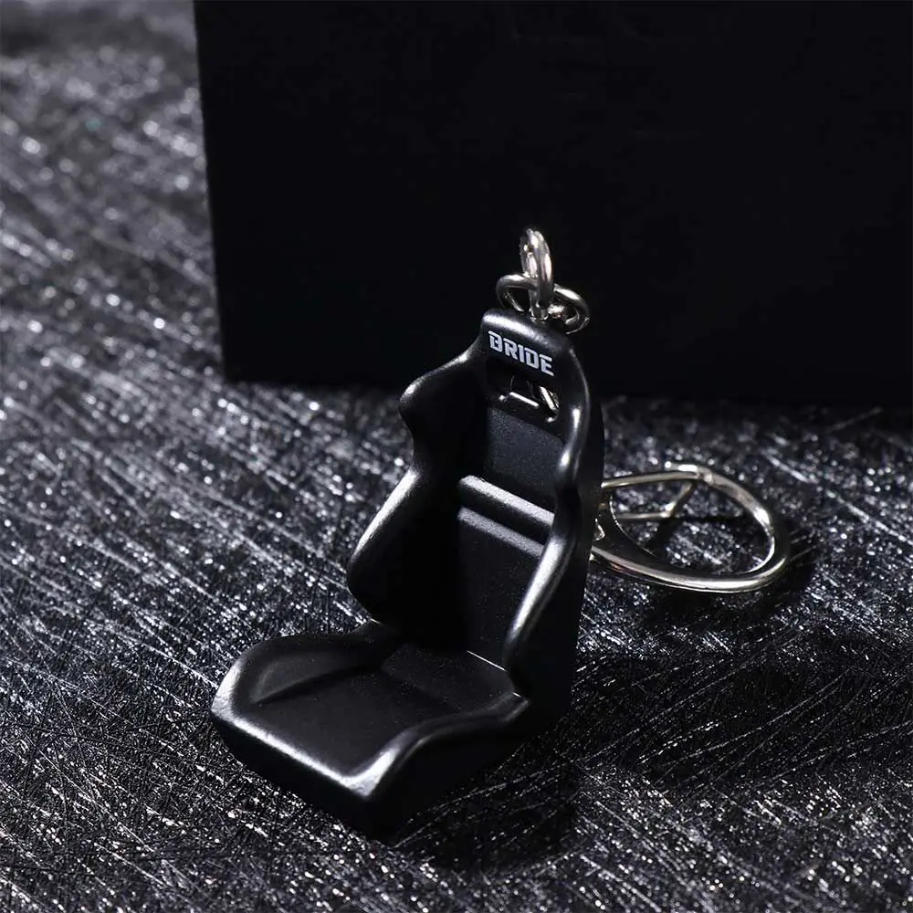 Souvenir Bag pendant Gift Jewelry Funny Car Driving Chair  Keychain Metal Key Holder Racing Seat Key Rings Auto Seat Keychain