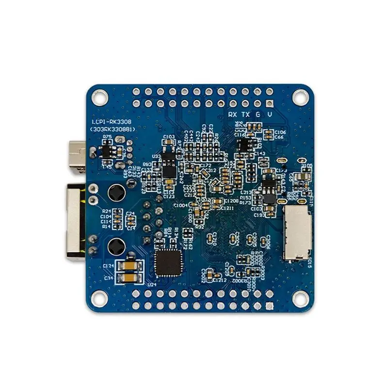 RK3308B CPU Development Board Quad-Core Cortex-A35CPU Onboard DDR3-2Gbit Supports WIFI ETH Iot Development Board