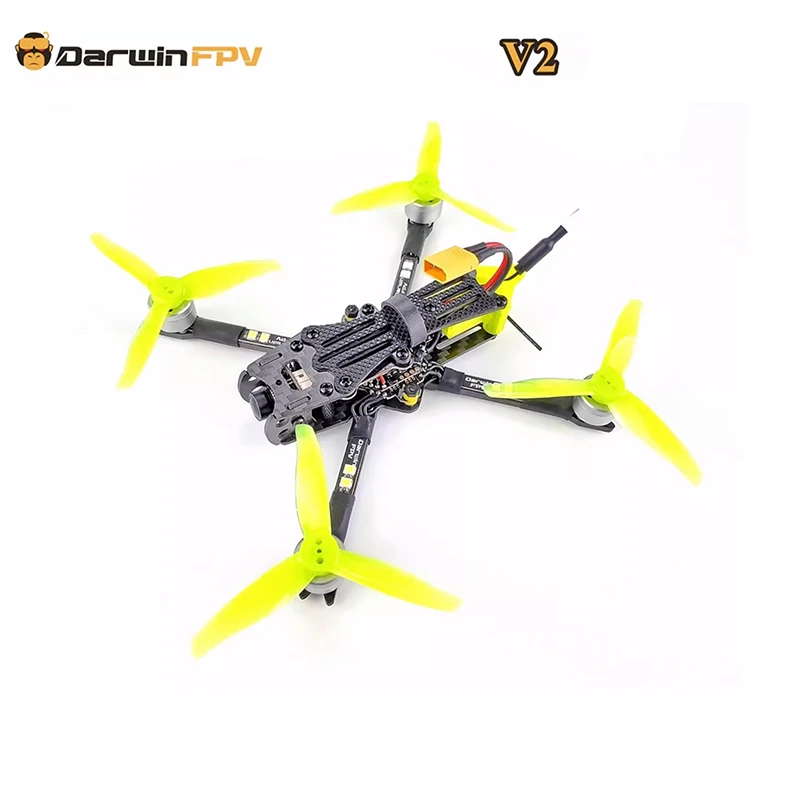 DarwinFPV RTF BabyApe Pro V2 FPV Drone Flight Control Quadcopter 142mm 3 Inch F4 OSD 15A AIO BLHeli_S Dshot600 40CH 200mW 700TVL