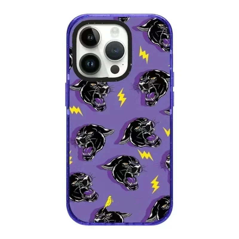 

MagSafe Acrylic Cartoon Duck Eggplant Phone Case Cover for iPhone 11 12 13 14 15 Pro Max Case for iPhone 15 ProMax