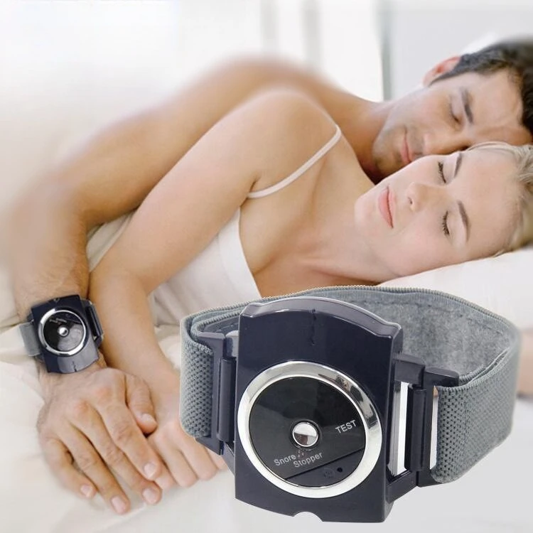 Electric Anti Snoring Stimulator Wristband Infrared Low Frequency Pulse Smart Rechargeable Home Sleep Portable Aid Stop Snore