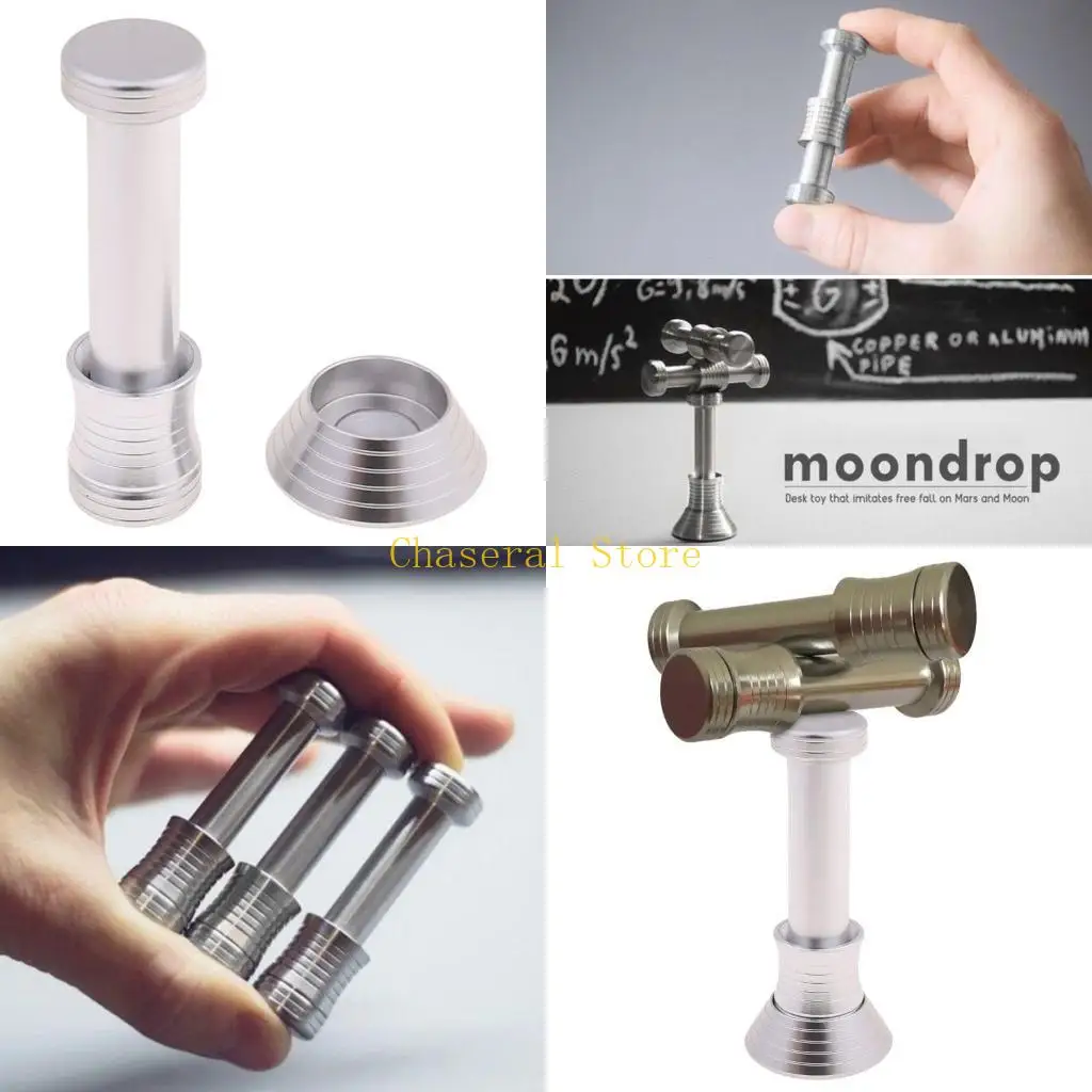 

E7CE Mini Moon Drop Defying Earth for Mars Hand Spinner Desk Toy for Creative DIY Decompression Stress Relief for