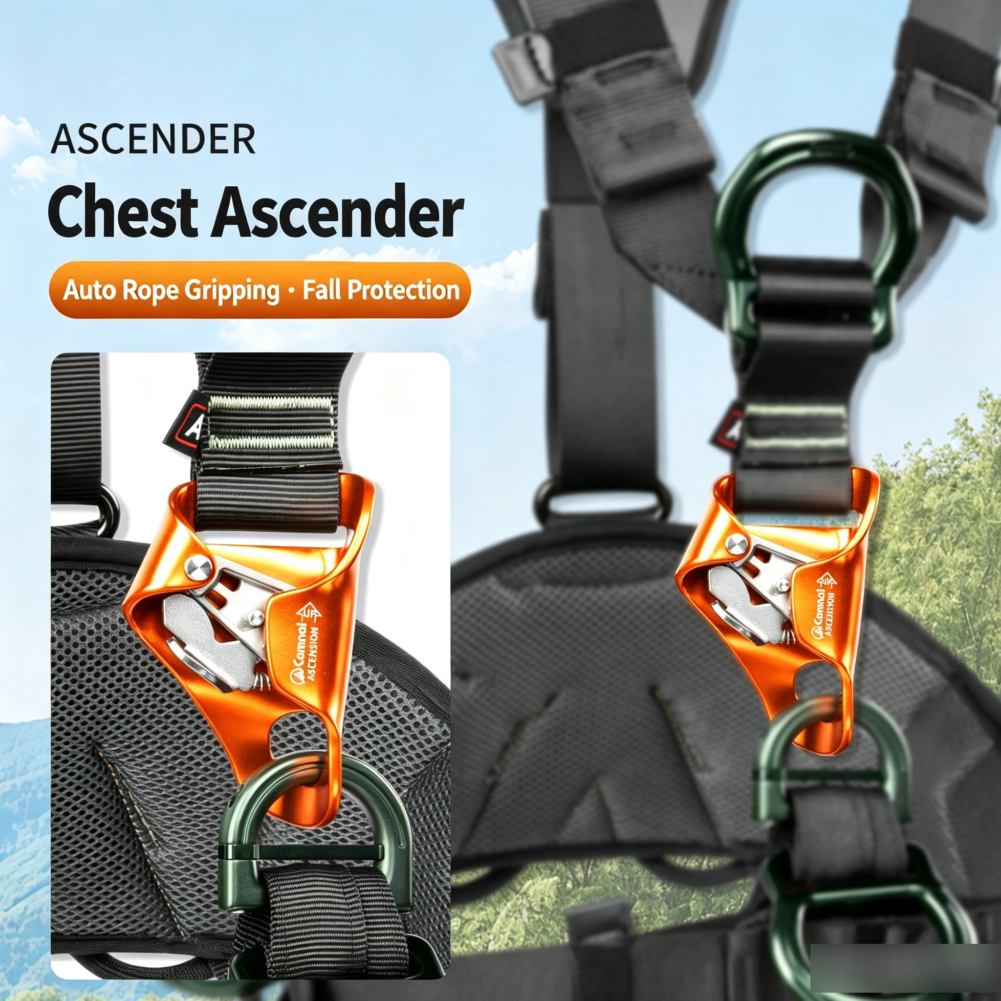 High-Altitude Operation Mountain Climbing And Rescue Full Body Five Point Safety Belt,Professional Protection,P603