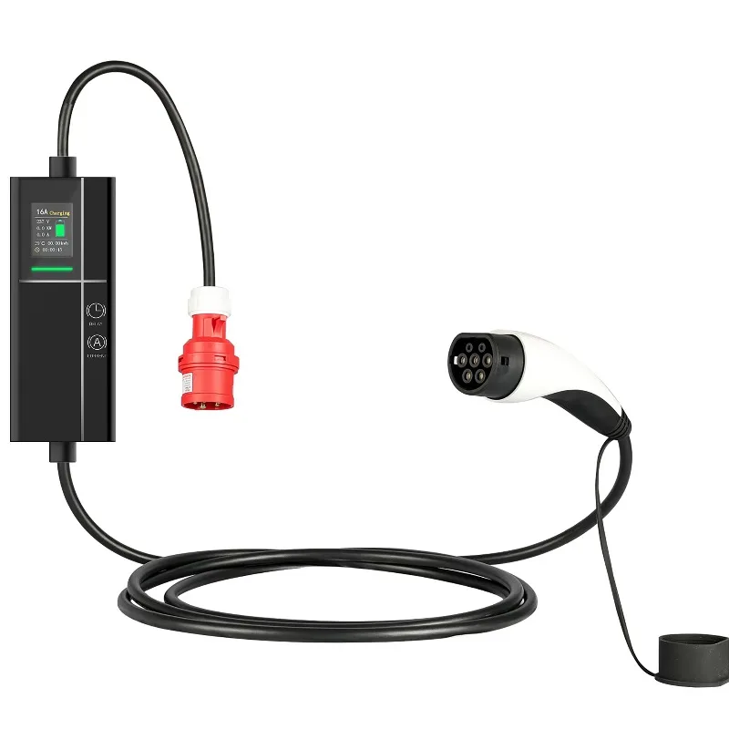 2026 Portable EV Charger 16A 5 - Type 2 Portable Ev Charger 11Kw Cee ulasan dan harga