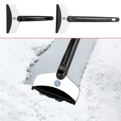 Car Ice Scraper Snow Removal Shovel Windshield Defrost Shovel For Volkswagen Golf 4 mk5 Passat b8 b5 VW Tiguan Polo Rline Lavida