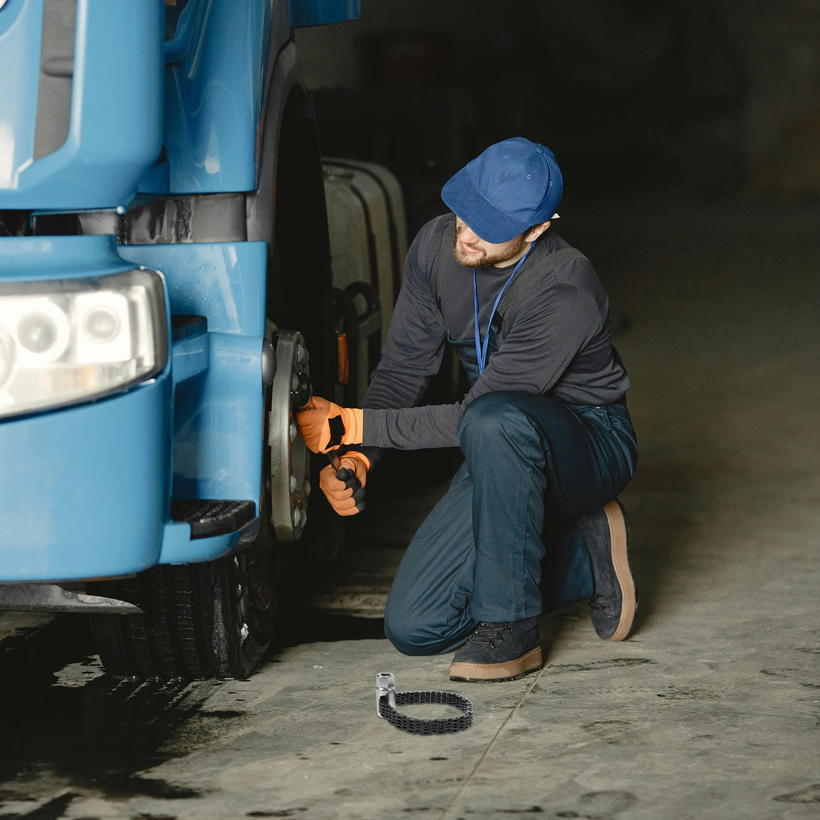 

Socket Wrench Chain Type Oil Filter Wrenches Automotive Tools Pipe Handle Strap Professional Durable Suitable Filters Removal