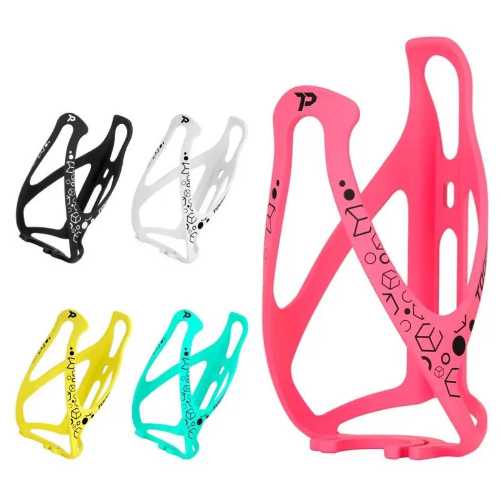 Durable Solid Color Bicycle Bottle Cages Waterproof Strong Toughness Cycling Bottle Bracket Nylon Fiber Water Bottle Holder