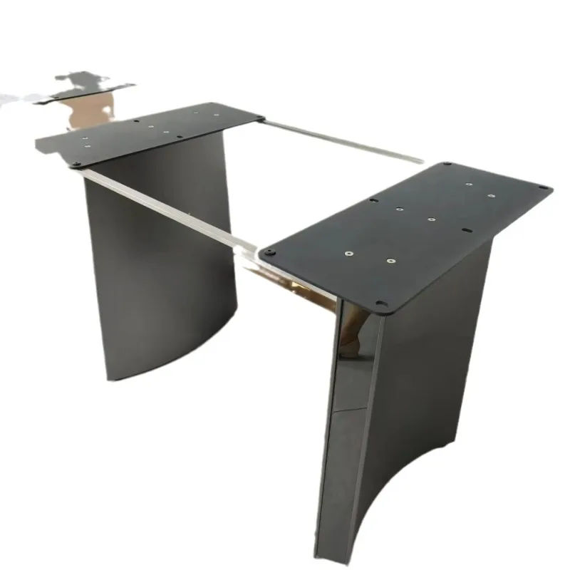 Stainless steel dining table leg bracket, stainless steel shelf, bracket base