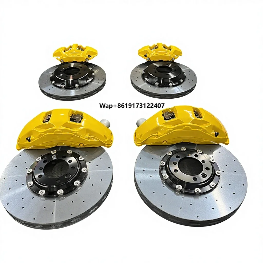 Front 10Pot Brake Caliper Kit with 440mm Carbon Ceramic Discs Direct Upgrade