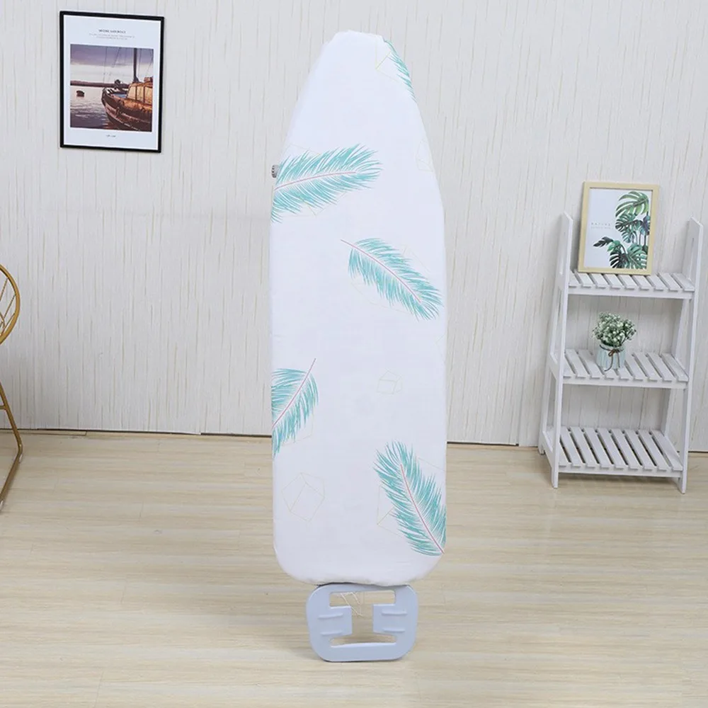 

140*50cm Ironing Board Cover Floral Pattern Thickened Ironing Board Cloth Stain Resistant Elastic Ironing Heat Shield