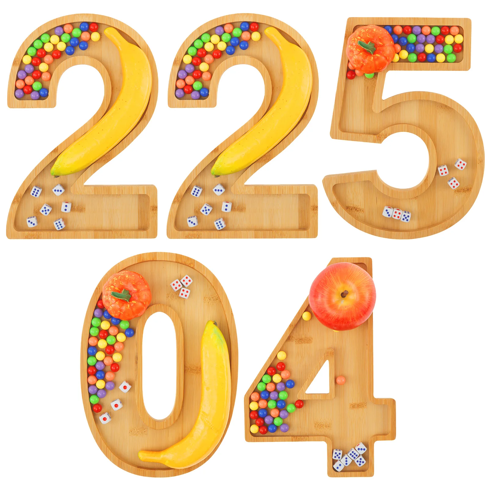 

Колбасные изделия, деревянный поднос для закусок 2024-2025, обеденная тарелка с цифровым дизайном, не скользит, украшение для еды, сервировочный поднос