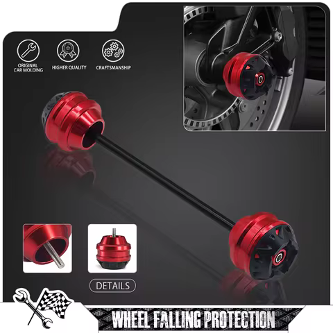 Motorcycle Accessories CNC Front Rear Axle Fork Crash Sliders Cap Wheel Protector Pad For CBR600RR CBR1000RR cbr600rr cbr1000rr